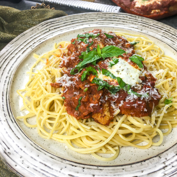 Chicken Parmesan with Spaghetti