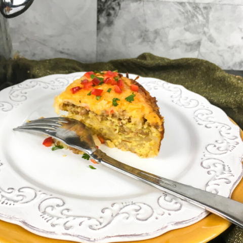 Slow Cooker Hash Brown Breakfast Casserole