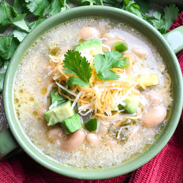 Slow Cooker White Chicken Chili