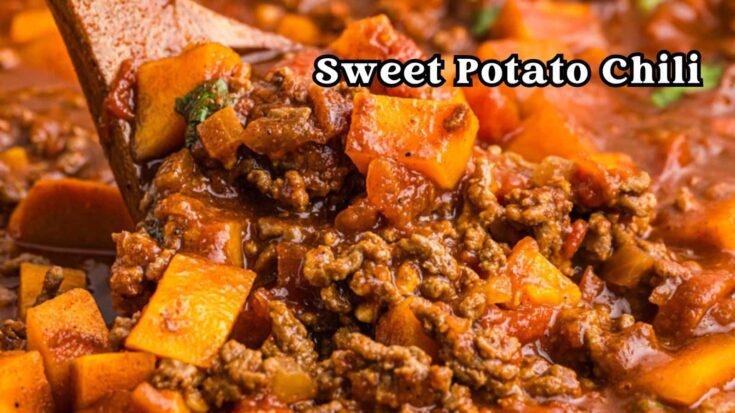 Image for The BEST healthy sweet potato chili recipe. Award winning!