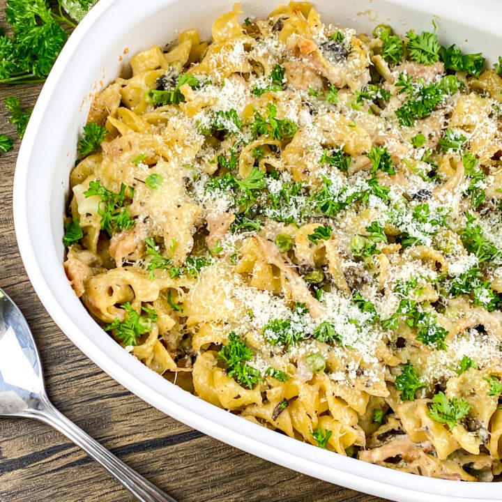 Creamy Chicken Portobello Mushroom Casserole Recipe
