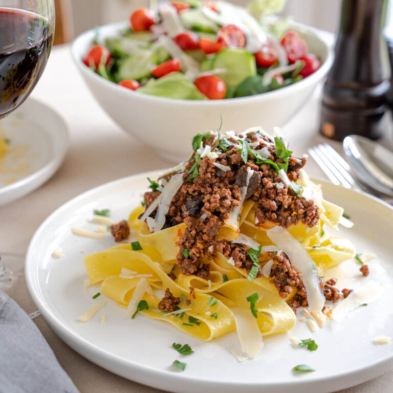 Beef and Mushroom Bolognese