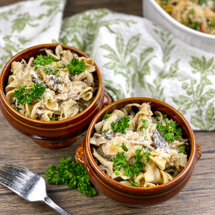 Chicken and Portobello Mushroom Casserole