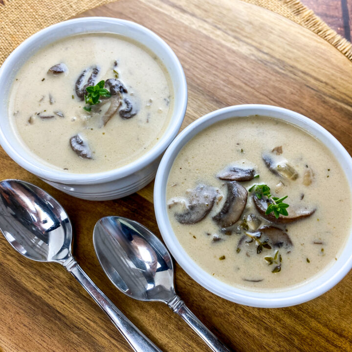 Homemade Cream of Mushroom Soup