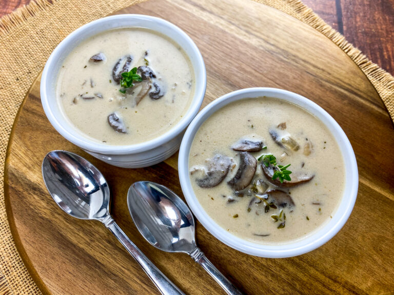 Homemade Cream of Mushroom Soup
