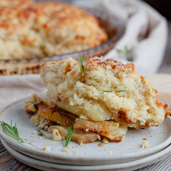 Cheesy Potato Cobbler