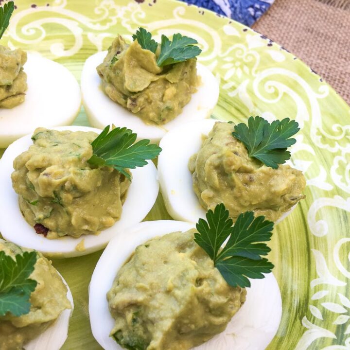 Avocado Deviled Eggs