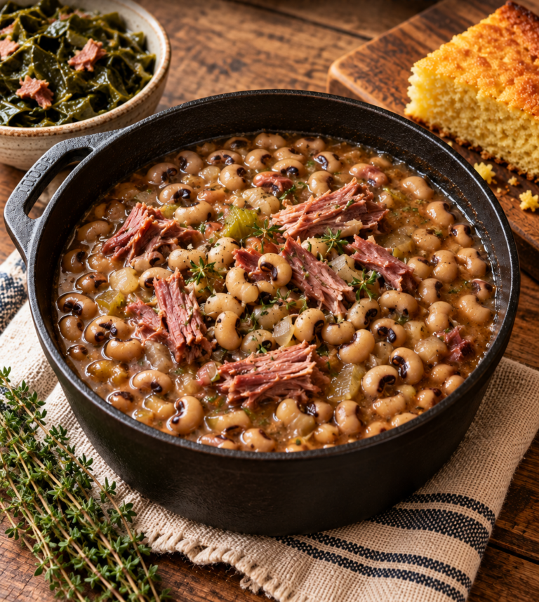 Southern Black-Eyed Peas Recipe (Soul Food Style)
