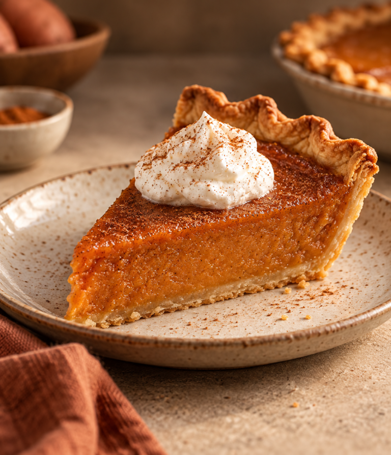 Sweet Potato Pie with Condensed Milk (Southern)